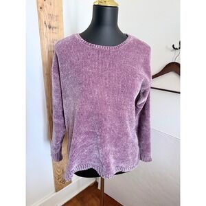 BY Design Womens Dusty Rose Sweater Long Sleeves Size Medium